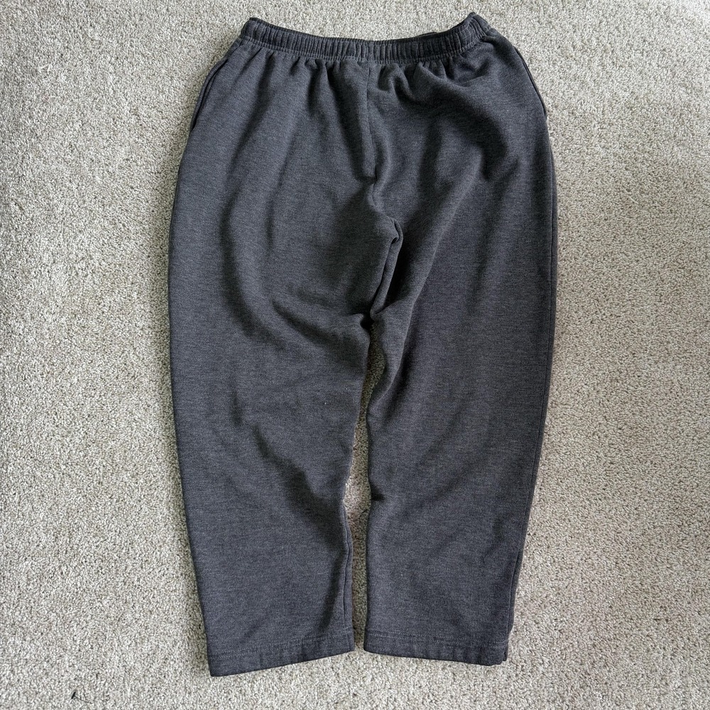 Vintage Body Co. Sweatpants Mens Large Gray Fleece Elastic Waist Baggy Lounge
